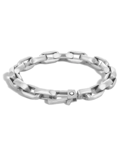 Armband aus Edelstahl mit achteckiger Kette - Silberfarben - Edelstahl - MB134475 - Armbänder