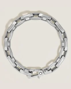 Armband aus Edelstahl mit achteckiger Kette - Silberfarben - Edelstahl - MB134475 - Armbänder