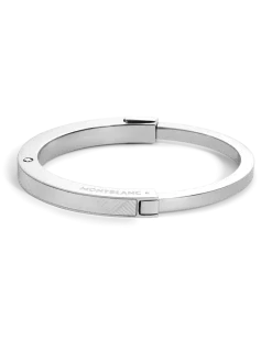 Armreif aus Edelstahl mit Extreme-Muster - Silberfarben - Edelstahl - MB136018 - Armbänder