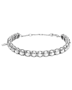Armreif aus Sterlingsilber mit Diamantschliff - Armbänder - Unisex -