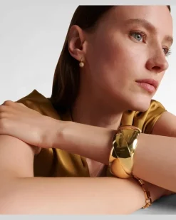 Armreif Blaze aus 18kt Gelbgold