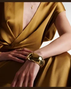 Armreif Blaze aus 18kt Gelbgold