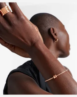 Armreif B.zero1 Tubogas aus 18kt Roségold Rosa