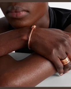 Armreif B.zero1 Tubogas aus 18kt Roségold Rosa