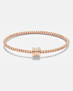 Armreif B.zero1 Tubogas aus 18kt Roségold Rosa