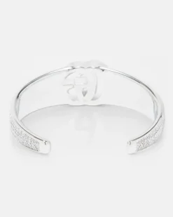 Armreif GG Marmont mit Kristallen Silber