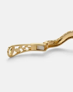 Armreif Golden Strada aus 18kt Gelbgold mit Diamanten