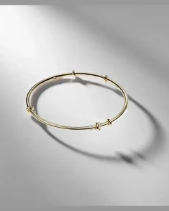 Armreif Kini aus 18kt Gelbgold mit Diamanten