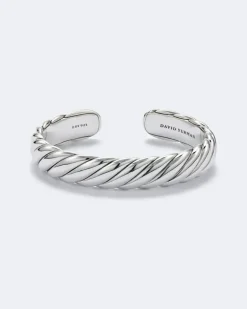 Armreif Sculptured Cable Flex aus Sterlingsilber