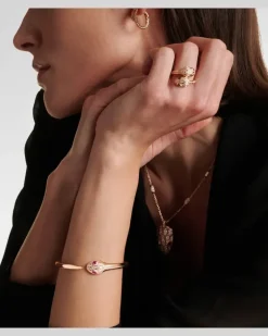 Armreif Serpenti Seduttori aus 18kt Roségold mit Diamanten und Rubellit