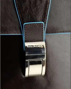 Arzttasche mit Klappe - Braun