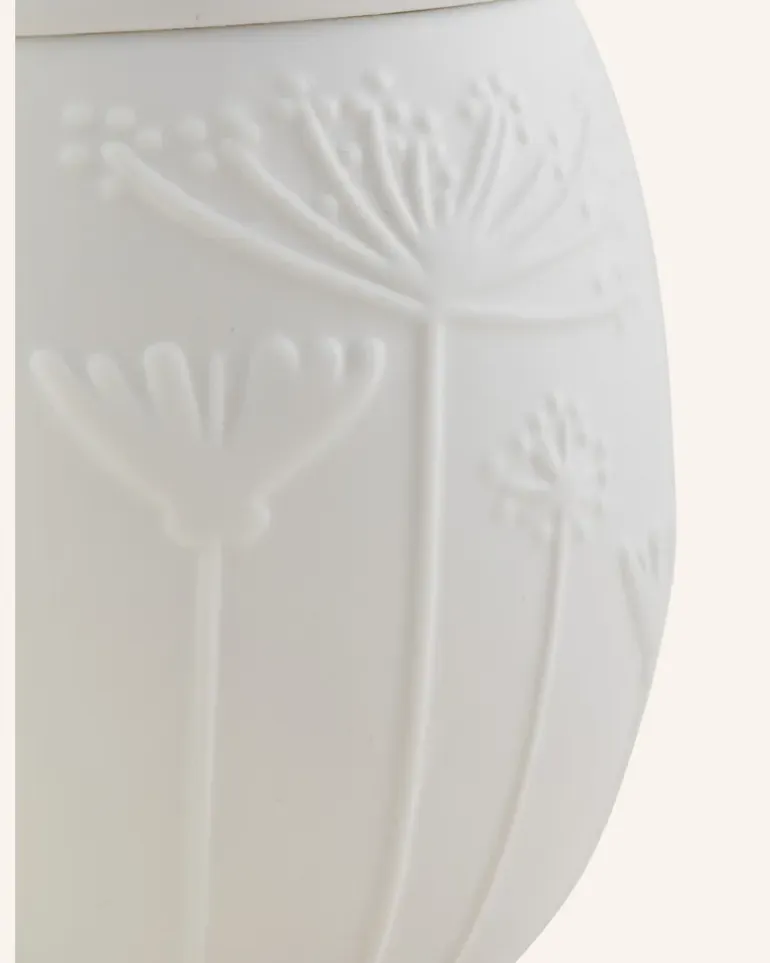 Aufbewahrungsdose Floral weiss