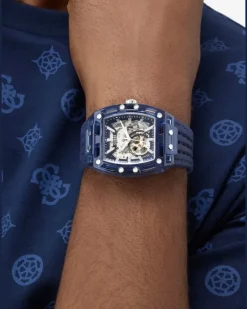 Automatic-Movement Armbanduhr 42mm - Blau