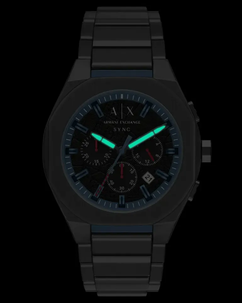 A|X Sync Quarz-Chronograph-Uhr Mehrfarbig