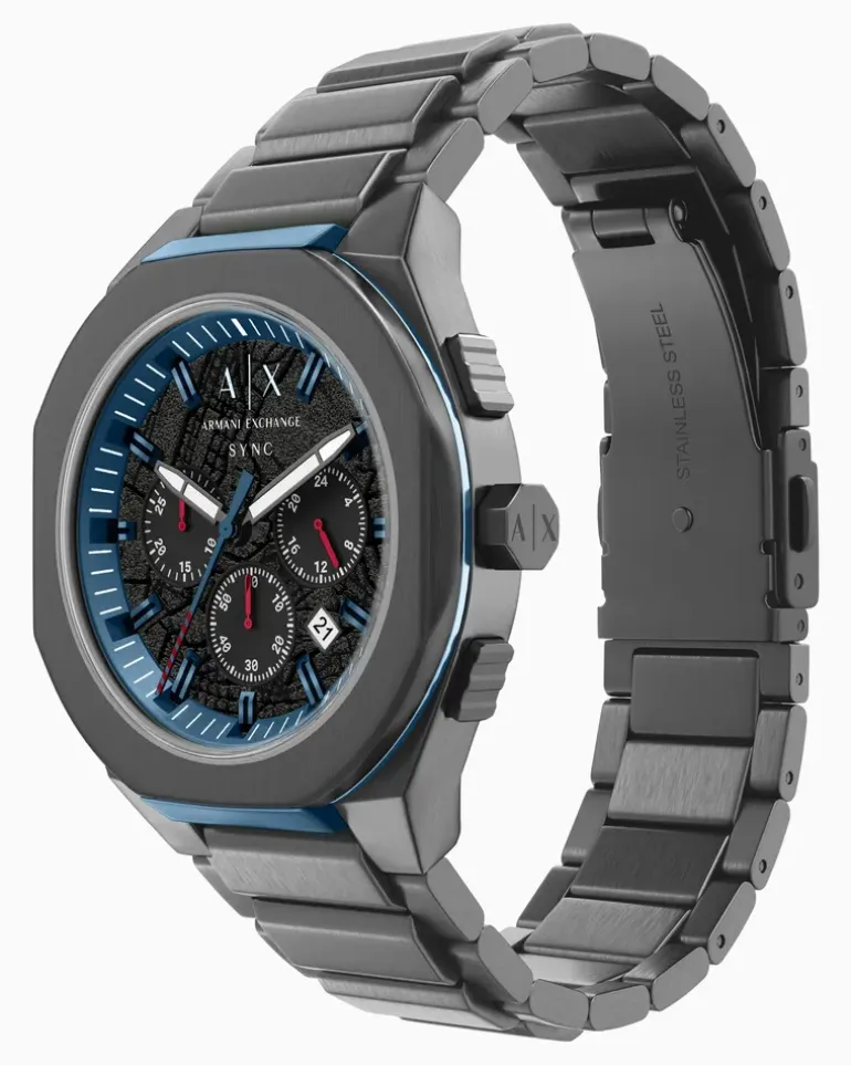 A|X Sync Quarz-Chronograph-Uhr Mehrfarbig