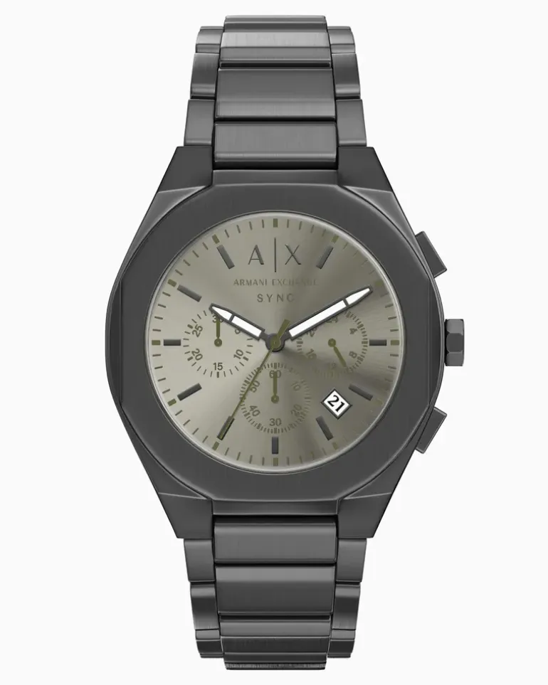 A|X Sync Quarz-Chronograph-Uhr Mehrfarbig