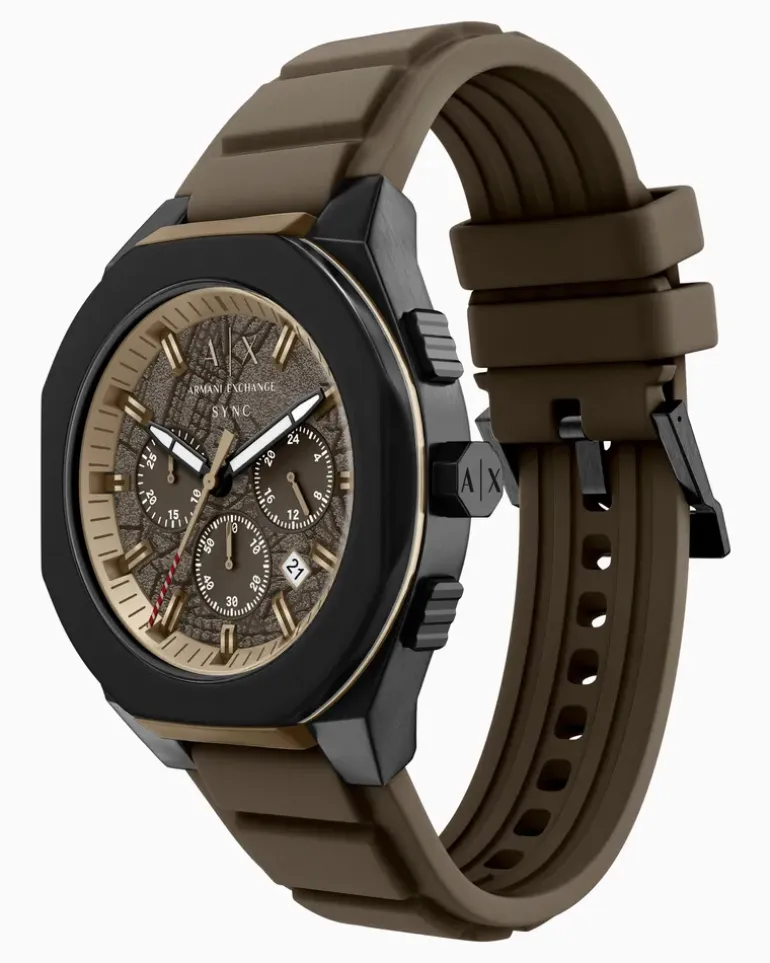 A|X Sync Quarz-Chronograph-Uhr Mehrfarbig