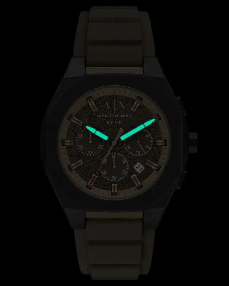 A|X Sync Quarz-Chronograph-Uhr Mehrfarbig