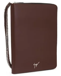 Aymeric Tablet-Hülle mit Kettenriemen - Braun