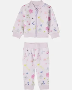 Baby Set aus Sweatshirt und Jogginghose Rosa
