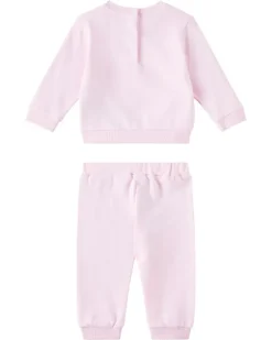 Baby – Set aus Sweatshirt und Jogginghose aus Baumwolljersey Rosa