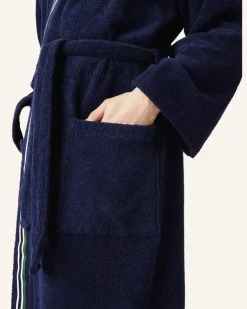 Bademantel Lclub blau Dunkelblau