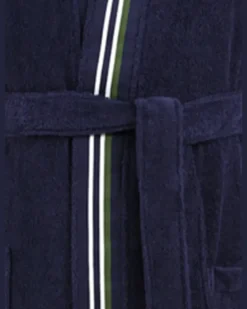 Bademantel Lclub blau Dunkelblau