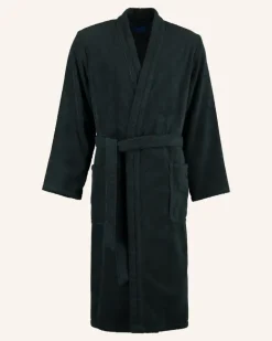 Bademantel schwarz
