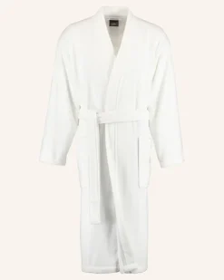 Bademantel weiss