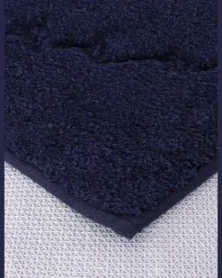 Badematte Lheritag blau Dunkelblau