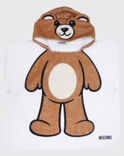 Bademntel baby kinder Weiß
