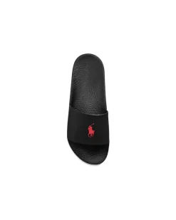 Badesandale mit charakteristischem Pony Black