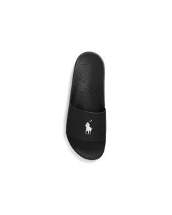 Badesandale mit charakteristischem Pony Black