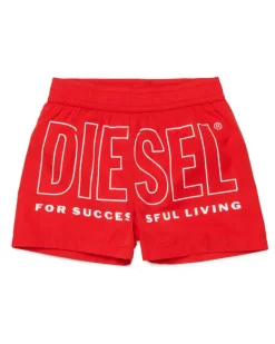 Badeshorts mit Maxi-Biscotto-Print - Beachwear - Herren - Rot