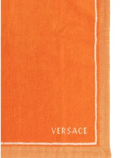 Badetuch mit Logo-Detail - Orange