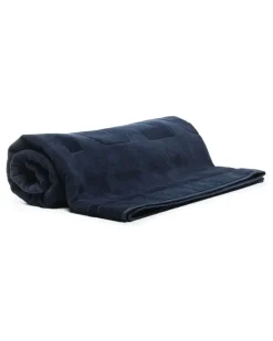 Badetuch mit Logo-Prägung - Blau