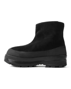 Badia Stiefel aus Wildleder - Schwarz