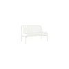 Bank mit Rückenlehne Palissade - Weiß - Stahl - Designer Ronan & Erwan Bouroullec