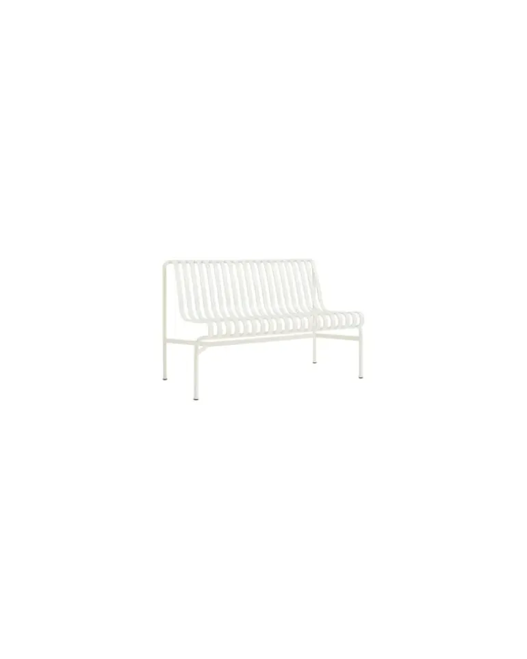Bank mit Rückenlehne Palissade - Weiß - Stahl - Designer Ronan & Erwan Bouroullec