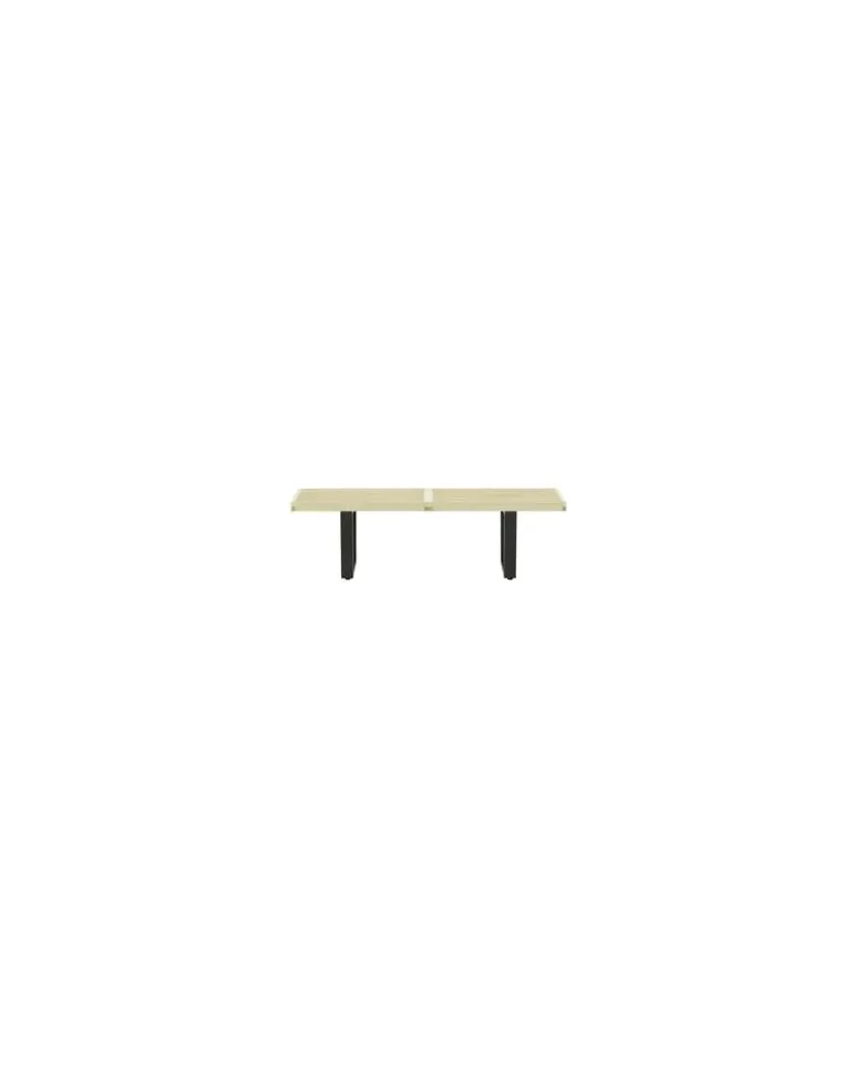 Bank Nelson Bench - Holz natur - Esche massiv - Designer Angelo Natuzzi
