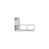 Bank Stacked - Grau - mitteldichte bemalte Holzfaserplatte - Designer Julien De Smedt
