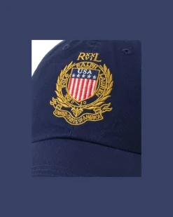 Baseballkappe mit „USA“-Applikation Blue