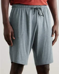 Basel Stretch-Micro Modal Jersey Pyjama Shorts Gray