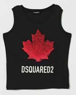 Basic Baumwoll-Tanktop mit Logo Schwarz