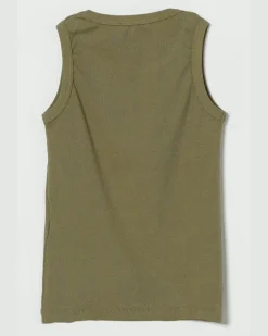Basic-Tanktop aus Baumwolle GrüN