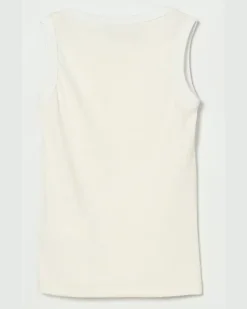 Basic-Tanktop aus Baumwolle Yellow