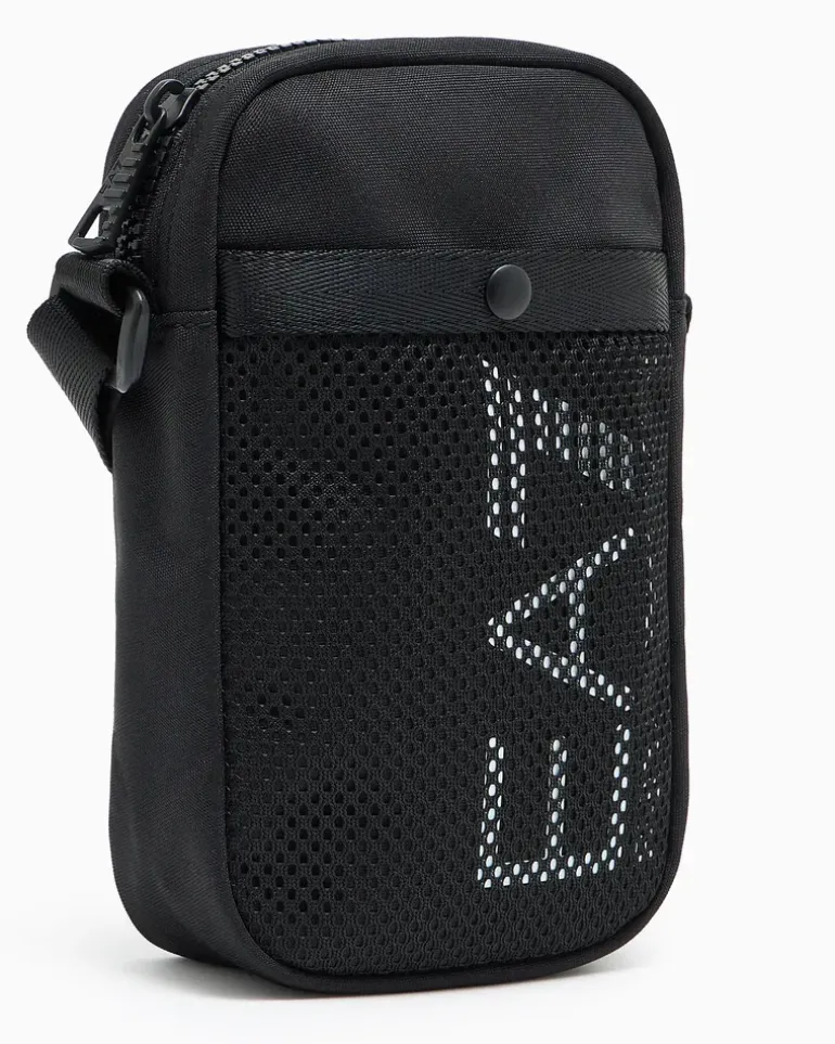 Bauchtasche aus Funktionsgewebe Schwarz