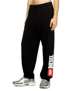 Baumwoll-Jogginghose mit Diesel-Aufnäher - Hosen - Herren - Schwarz