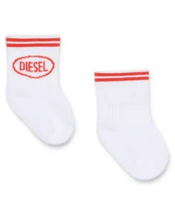 Baumwollsocken mit gestreiften Bündchen - Weitere Accessoires - Unisex - Bunt