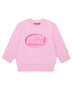 Baumwoll-Sweatshirt mit Logo-Print - Sweatshirts - Unisex - Rosa
